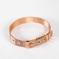 Bracelet de montre pour hommes et femmes, ajustable, en acier inoxydable doré, vente en gros, DIY,
