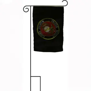 Bandeira personalizada de 12x18 12 "x 18", bandeira dos marinos dos eua manga de jardim