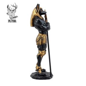 Statua in fibra di vetro a grandezza naturale della fabbrica all'ingrosso l'antico sciacallo egiziano-dio Anubis statua - Product Image 2