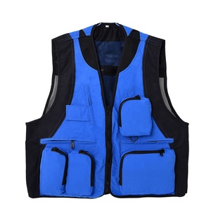 Gilet da pescatore da uomo Multi tasche gilet Cargo da pesca per arrampicata da pesca, gilet fotografico per giornalista escursionistico