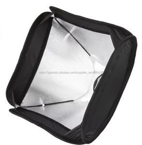 Retrato o fotografía de producto 80 * 80 cm con adaptador de <span class=keywords><strong>flash</strong></span> softbox tela photo studio lighting kit - Product Image 3