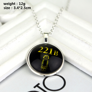 Popular Puerta Sherlock 221B película Collar collares Para Niños Niñas - Product Image 4