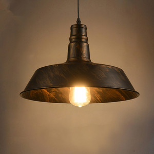 2017 Dubai Proyecto Hierro forjado negro lámpara de energía lámpara colgante con E27 iluminación para comedor/café/ restaurante - Product Image 5