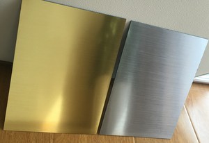 Feuille de gaufrage à chaud dorée brossée pour la gravure au laser, feuille de plastique ABS, cadre PS, photo, moulage - Product Image 5