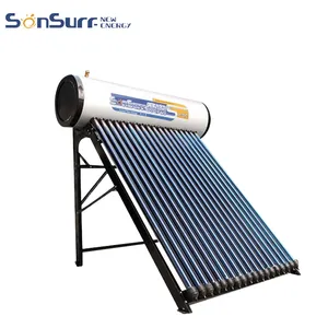 Koperen Heat Pipe Solar Thermische Ketels 300 L Voorverwarmd Vacuüm Buis Boiler