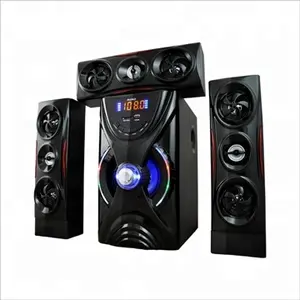 Haut-parleur bluetooth multimédia, d'une puissance de 3,1 ch, Port USB, TF FM, affichage LED, lumières LED, Radio FM, enceinte avec Port USB