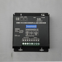 DC12-24V RGBW controlador DMX512 decodificador