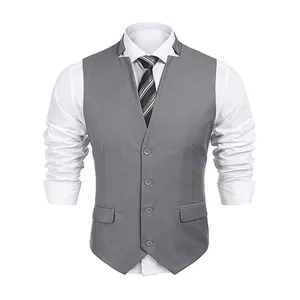 Top Grade Burgundy Suit For Men Waistcoat For Men Novelty Men Waistcoat Vest