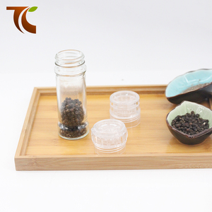 Bouteille en verre clair avec clair jetable top <span class=keywords><strong>moulin</strong></span> - Product Image 3