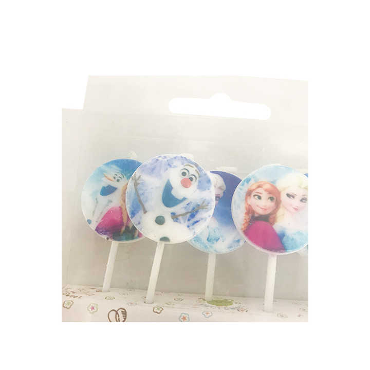 Wholesale Movie Frozen Shape Cartoon Party Birthday Candles in Bulk