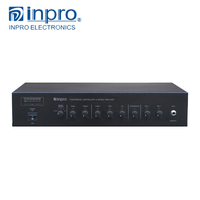 Profesyonel Dijital Konferans Ana Amplifikatörü 120W Çıkış Gücü INPRO YM-4000A Model 3 Mikrofon Girişi 5 Ünite Ses Ayarı