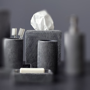 Bộ Phụ Kiện Phòng Tắm Khách Sạn Bộ Hiệu Ứng Màu Xám Nhựa Bền Vững Cổ Xưa Tối 10- 15 Ngày Halloween Quà Tặng Hàng Ngày Hỗ Trợ - Product Image 4