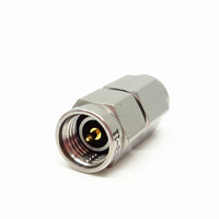 Adaptateur coaxial RF Millietric/Millimetre-wave 3,5 mm vers 2,4 mm mâle-mâle en acier inoxydable 50 ohms avec plage de fréquences DC ~33 GHz