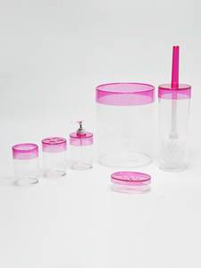 Accesorios de baño baratos Moonless-Dark Black Plastic Hotel - Product Image 5