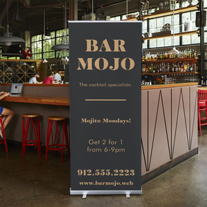 Bán buôn có thể thu vào Roll-up <span class=keywords><strong>Banner</strong></span> đứng Quảng Châu của nhà sản xuất thiết kế hiển thị kỹ thuật số cho quảng cáo và triển lãm - Product Image 6