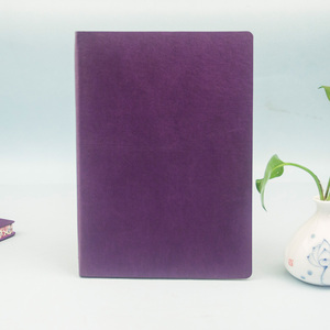 Promocionales planificador de producto de logotipo personalizado de cuero de la PU cuaderno de tapa dura con borde de color - Product Image 1