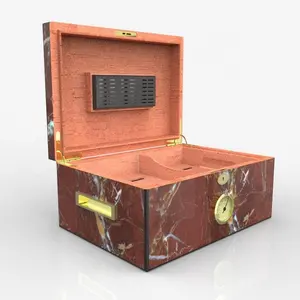 Premium Ceder Houten Cigar Box Met Lade
