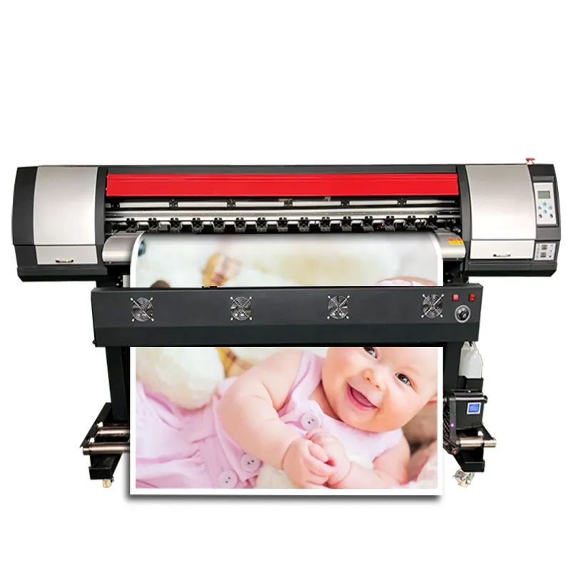 Dx5 Eco Solvent Druckmaschine Auto aufkleber Außen werbetafel drucker Großformat drucker Hergestellt in China für Banner Sign Pvc CE