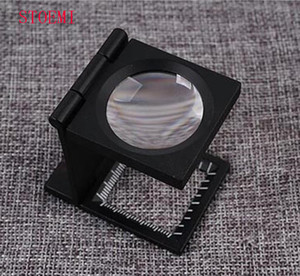 Stoemi 1584 6X Vouwen Linnen Tester/Doek Inspectie Vergrootglas (Meten Vergrootglas Loupe Voor Textiel) Met Schaal - Product Image 3