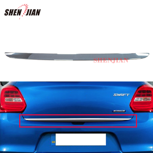 ชุดแต่งขอบประตูท้ายรถยนต์ อุปกรณ์เสริมสำหรับรถยนต์ <span class=keywords><strong>Swift</strong></span> ปี 2019 - Product Image 1