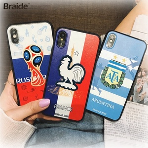 2018 Copa del Mundo de la bandera nacional TPU <span class=keywords><strong>PC</strong></span> cubierta de la caja del teléfono para el iPhone 8 más - Product Image 6