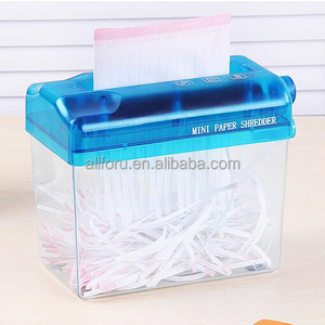 Mini hand paper shredder, manual paper shredder, plastic handle shredder