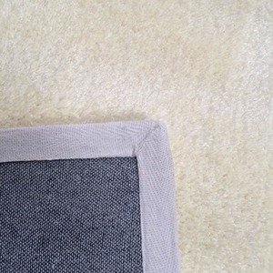 Polyester Ivory White Low Pile <strong>Cheap</strong> Plain Shaggy <strong>Rug</strong> for Living Room - Product Image 5