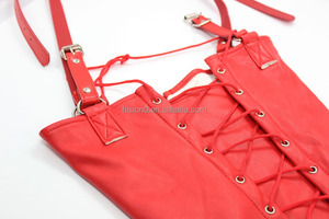 Lungo Braccio Cuoio Bondage Legato Giocattoli Del Sesso Guanto - Product Image 5