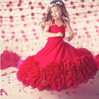 red long frock