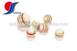 Hechos a mano que toca blanco <span class=keywords><strong>canica</strong></span> de vidrio venta al por mayor - Product Image 1