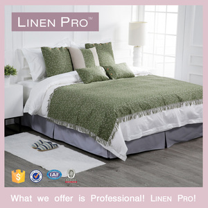 LinenPro Eliya Hôtel Satin Percale Plaine Hôtel Literie Ensemble Hôtel Lit <span class=keywords><strong>Chemin</strong></span> - Product Image 2