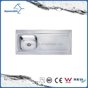 Moduled ferme populaire élégant unique-bowl évier en acier inoxydable encastré inox carré cuisine évier mélangeur chen évier mél - Product Image 1