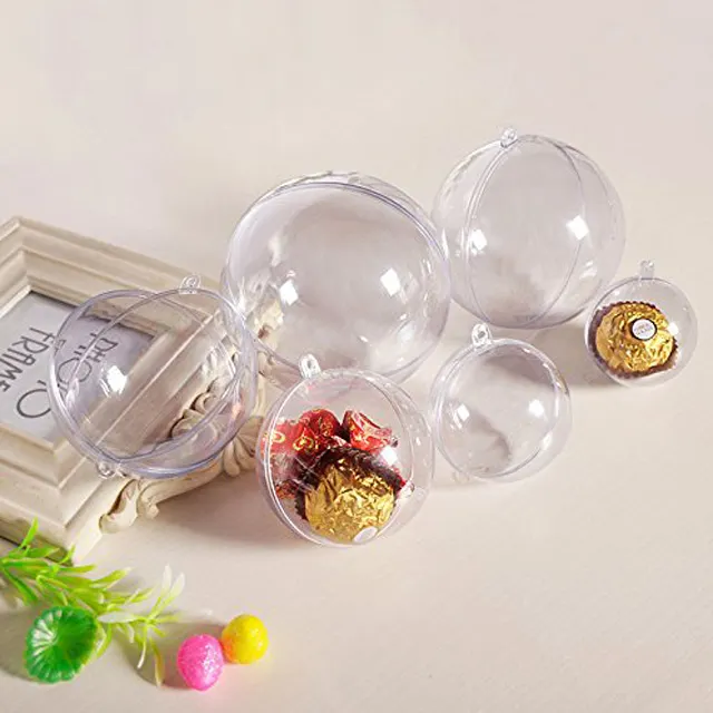 Пластиковый высококачественный Рождественский пластиковый круглый шар, прозрачный шар, украшение, подарок, подарок, Рождественская елка, ремесло, Декор, искусство