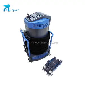 150mm duto de ar de limpeza do robô com coletor de poeira integrado, equipamentos de limpeza do duto de ar