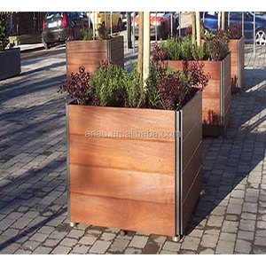 <span class=keywords><strong>Pot</strong></span> de planteur en bois chinois, grand carré et long, rue, jardin en plein air, jardinière - Product Image 5