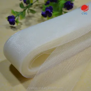 Cina fabbrica rigida avorio crine treccia dura crinolina crine treccia fatta abiti per abito da sposa