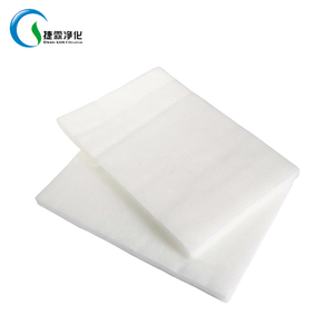 C-600G filtro de aire blanco poliéster completo pegado Filtro de techo de cabina de pintura, filtro industrial - Product Image 5