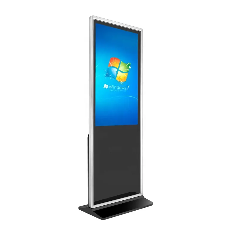 55 Inch Led Multi Touch Screen Digital Signage Kiosk Ingebouwde Pc X86 Systeem