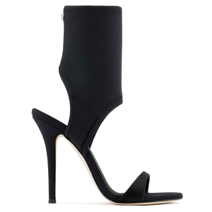 Modo Personalizzato all'ingrosso Ultimi Disegni Sexy Neoprene Vestito Open Toe Tacco Alto Calzature Sandalo Scarpe Da Donna - Product Image 4