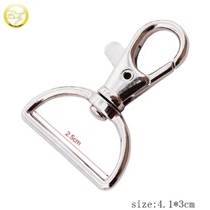 Crochets métalliques de couleur argent, pour fabrication de porte-clés de chien, boucle snapcrochet, vente en gros, pièces - Product Image 2