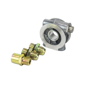 Dầu Cooler Lọc Tấm bánh sandwich + Nhiệt Adaptor 3/4 "16-unf với AN10 phù hợp lọc dầu Sandwich Adapter - Product Image 6