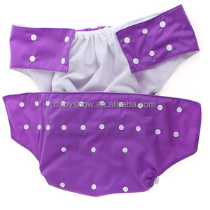 Babyshow Vente en gros de grandes couches pour bébés réutilisables, lavables, imperméables, ABDL, couches pour bébés personnalisées avec protection contre les fuites, style imprimé, couches jetables pour adultes - Product Image 2