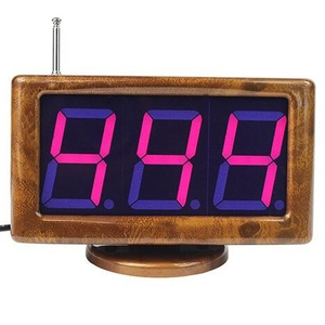 Máy Chủ LED Hiển Thị Nhận 433.92 Tần Số Gọi Điện Thoại Không Dây Hệ Thống Nút Gọi Bồi Bàn Với Nhà Hàng Thức Ăn Nhanh Máy Nhắn Tin - Product Image 2