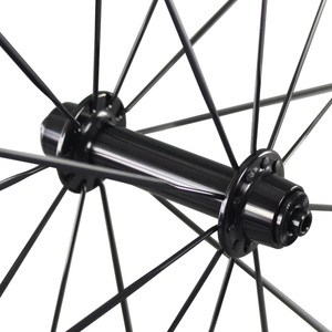 הנמכר ביותר פרופיל גבוה 38 מ"מ 700c כביש אופניים Wheelsets צינורי גלגלי פחמן פחמן - Product Image 2