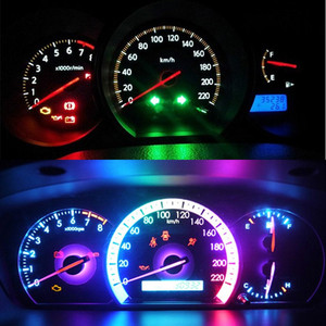 T5 B8.5 B8.5D Car Auto LED Indicator Gauge Lights Interior Dashboard Dash Side Lamp DC12V <strong>Red</strong> White Blue Signal <strong>Bulb</strong> - Product Image 5