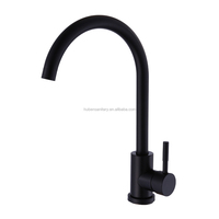Usine directe acier inoxydable noir mitigeur évier de cuisine robinet Design contemporain bas prix sanitaire mélangeur