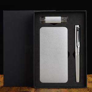 Bộ Quà Tặng Tiện Ích Công Nghệ Khuyến <span class=keywords><strong>M</strong></span>ại In Logo Tùy Chỉnh Bộ Sạc Dự Phòng <span class=keywords><strong>M</strong></span>ỏng Cầ<span class=keywords><strong>m</strong></span> Tay 6000MAh Kè<span class=keywords><strong>m</strong></span> Ổ Usb Và Bút - Product Image 6