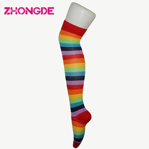 Nouvelle arrivée chaud impression personnalisée femmes <span class=keywords><strong>cuissardes</strong></span> <span class=keywords><strong>chaussettes</strong></span> - Product Image 5