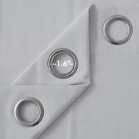 Revestimiento de plata 100% cortinas de tela de lujo de cortinas