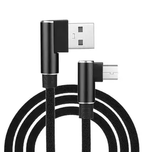 Left angle Micro USB Male to USB-C Female Cable 90 degree MicroUSB to USB  Type C Female Cord Sync Data Charge Cabo for smarphone